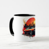 Mug Muscle Car Street Art Coffee Cup (Devant gauche)