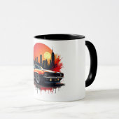Mug Muscle Car Street Art Coffee Cup (Devant droit)