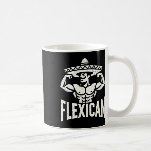 Mug Muscle Flexique Mexicain Funny (Droite)