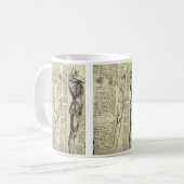 Mug Muscles humains anatomiques de Léonard de Vinci (Devant gauche)