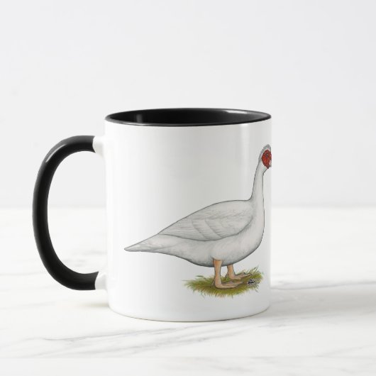 Mug Muscovy blanc de canard (Gauche)