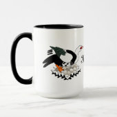Mug Muscovy Duck on a Nest of Eggs (Gauche)