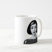 Mug Muse monochrome (Devant droit)