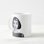Mug Muse monochrome (Devant gauche)