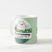 Mug Muse Whiskered : Le Chat Gras Silly Inspirera Les (Devant gauche)