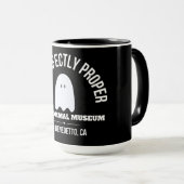 Mug Musée Paranormal - Noir et Blanc (Devant droit)