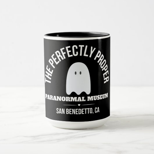 Mug Musée Paranormal - Noir et Blanc (Centre)