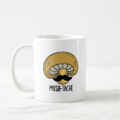 Mug Mush-tache Funny Moustach Mushroom Pun (Gauche)