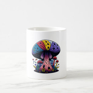 Mug Mushroom Mania Peinture colorée Vivid