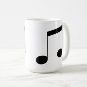Mug Music Beam Note, (Devant droit)