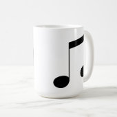 Mug Music Beam Note, (Devant droit)