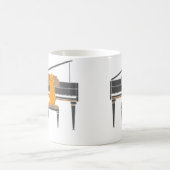 Mug Music Lover Cat Playing Piano (Centre)