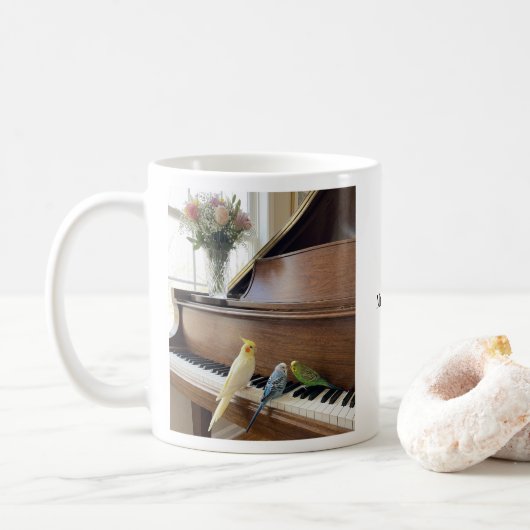 Mug Music Lover Teacher Appreciation Gift custom Name (Avec donut)