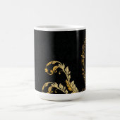 Mug Music Note Design de luxe gris or (Centre)