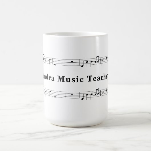 Mug Music Sheet (Centre)