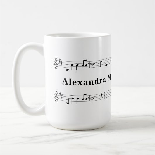 Mug Music Sheet (Gauche)