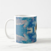 Mug Music speaker and cloudy blue sky (Gauche)