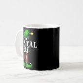 Mug Musical Elf Matching Family Group Christmas Party  (Devant gauche)