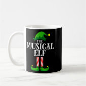 Mug Musical Elf Matching Family Group Christmas Party  (Gauche)