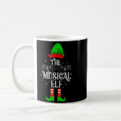 Mug Musical Elf Xmas Christmas Matching Family Elf Squ (Gauche)