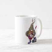 Mug Musical Gnome Guitar Player Playing Guitar Music (Devant droit)