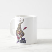 Mug Musical Gnome Guitar Player Playing Guitar Music (Devant gauche)