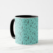 Mug Musical Noir (Devant gauche)