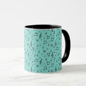 Mug Musical Noir (Devant droit)