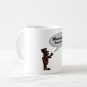 Mug Musicians maxim “When in doubt, leave it out!” (Devant gauche)