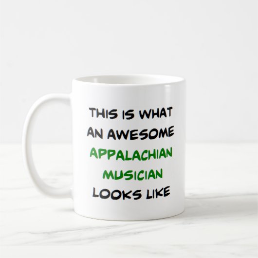 Mug musicien appalachin, génial (Gauche)