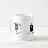 Mug musicien cool du guitariste (Devant gauche)