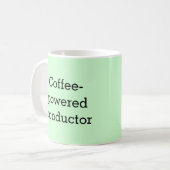 Mug Musicien de chef d'orchestre à café (Devant gauche)