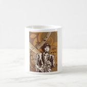 Mug Musicien de jazz avec saxophone (Centre)