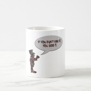 Mug  Musicien disant « Si vous ne l'utilisez pas vous 