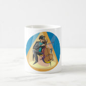 Mug Musicien Jouant Le Chello (Centre)