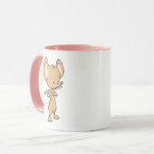 Mug Musicien Souris Mignonne Flûtiste Personnalisé (Devant gauche)