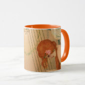 Mug Musiciens Anges Musicaux Vintage Flûte Harpe (Devant droit)
