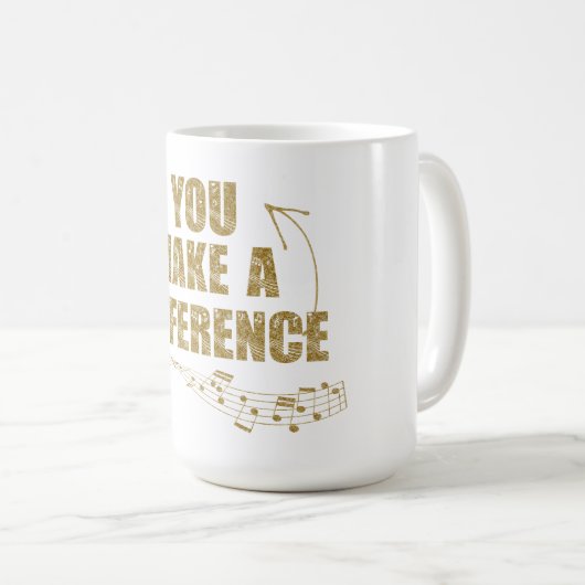 Mug Musiciens Chanteurs Vous Faites Une Différence (Devant droit)