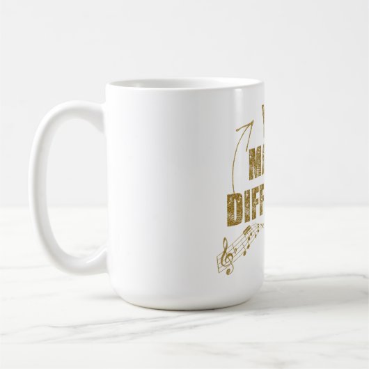 Mug Musiciens Chanteurs Vous Faites Une Différence (Gauche)