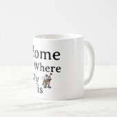 Mug Musique à café (Devant droit)