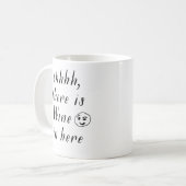 Mug Musique à café amusante (Devant gauche)