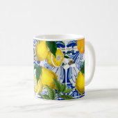 Mug Musique à café au citron méditerranéen (Devant droit)