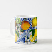 Mug Musique à café au citron méditerranéen (Devant gauche)