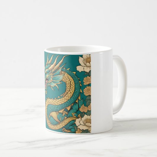 Mug Musique à café Dragon (Devant droit)