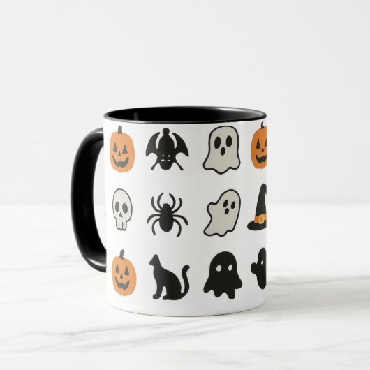 Mug Musique à café Halloween (Devant gauche)
