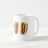 Mug Musique à café hot dog (Devant droit)