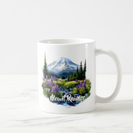 Mug Musique à café Mount Rainier (Droite)