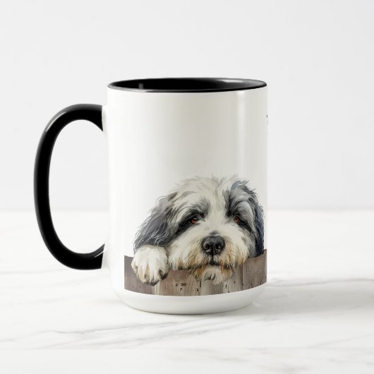 Mug Musique à chien des basses terres polonaises (Gauche)