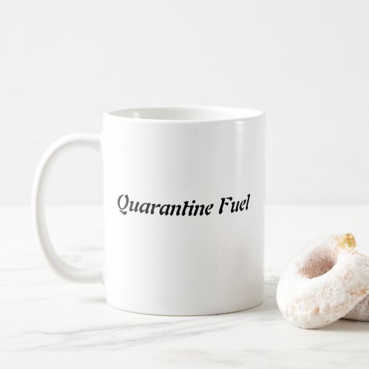 Mug Musique à combustible de quarantaine (Avec donut)
