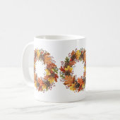 Mug Musique à couronne d'automne (Devant gauche)